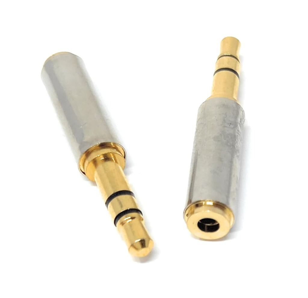 DRUT 2.5mm Stereo Socket to 3.5mm Headphone Jack Plug Audio Adapter Cable Converter