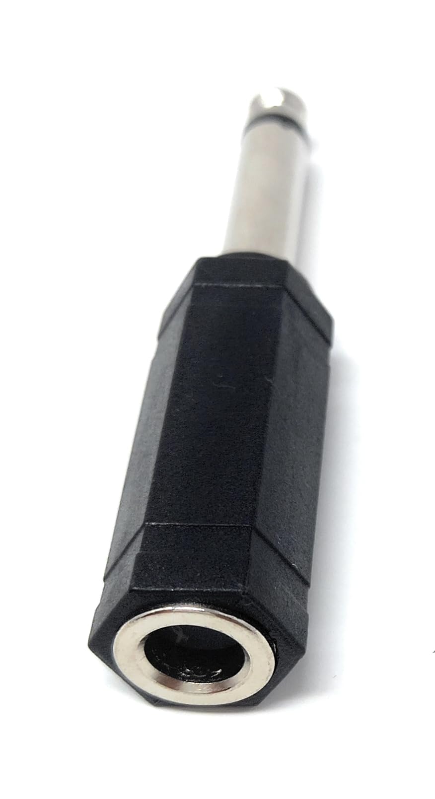 DRUT 6.35mm 1/4 Mono Jack Plug to 6.35mm 1/4 Stereo Socket Cable Converter Adapter