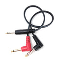 DRUT 6.35mm 1/4" Stereo Jack to 2 x Mono Jacks Audio Cable Lead for Music Instruments, Mixer, AMP, Guitar