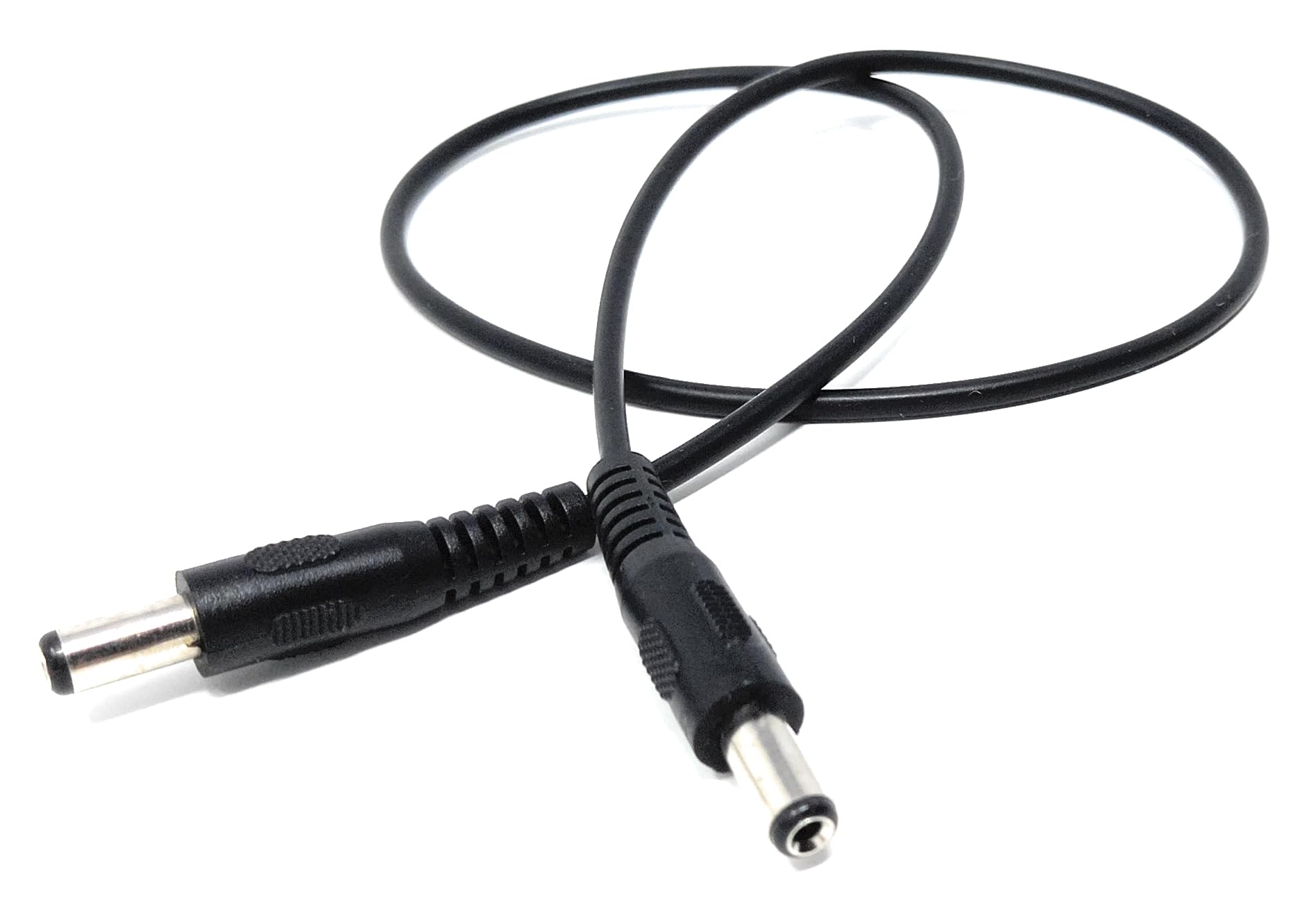 2.1mm x 5.5mm Male to Male DC Connector Lead Power Cable for CCTV Cameras, LED Signs, Solar Powered Devices, Music Instruments