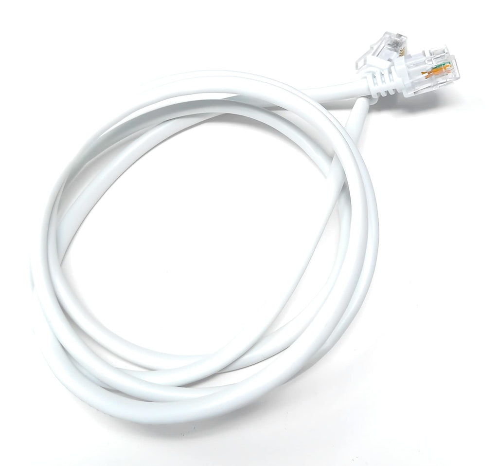 RJ11 to RJ11 ADSL 2 High Speed Broadband Modem Telephone Cable Transmits Data Up to 100 Mbits/sec, 26 AWG Supports Analogue or Digital (DSL/ISDN) Applications
