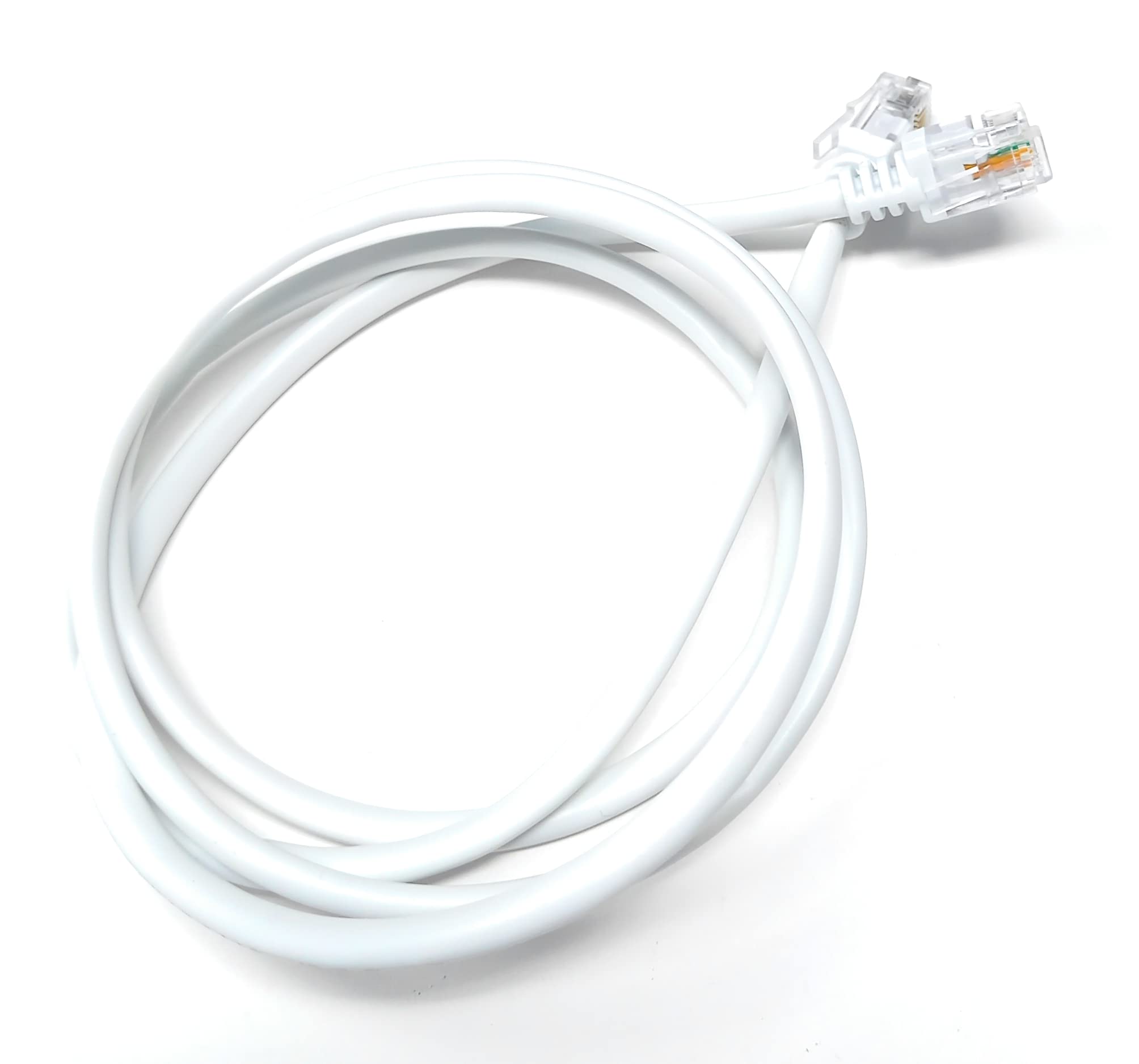 RJ11 to RJ11 ADSL 2 High Speed Broadband Modem Telephone Cable Transmits Data Up to 100 Mbits/sec, 26 AWG Supports Analogue or Digital (DSL/ISDN) Applications