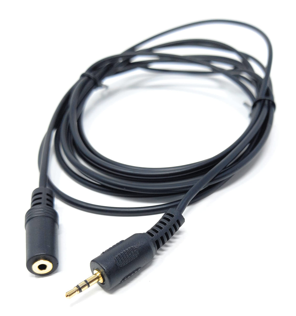 DRUT Stereo 2.5mm Jack to 2.5mm Socket Extension Cable Male to Female Small PIN Gold Connectors