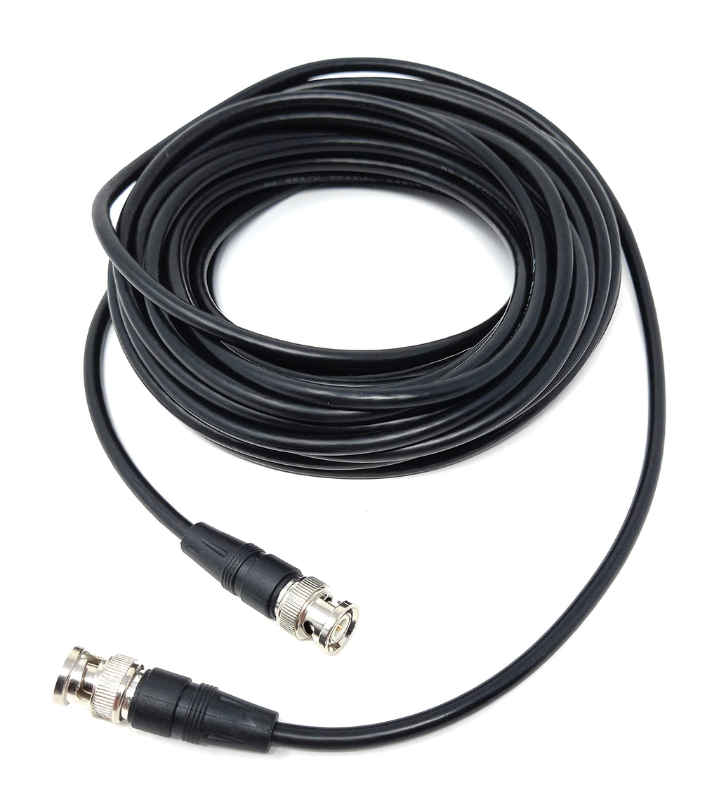 DRUT BNC Male to BNC Male Coax Lead 50 Ohm RG58/58U Coaxial Cable for Analogue and Serial Digital Interface Video Signals and CCTV Camera Equipment