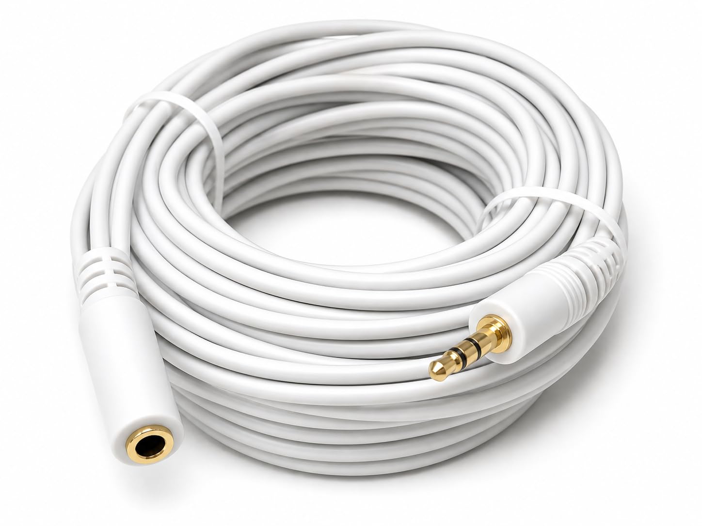 DRUT 3.5mm to 3.5mm Stereo Audio Extension Cable Lead Male to Female Gold Connectors