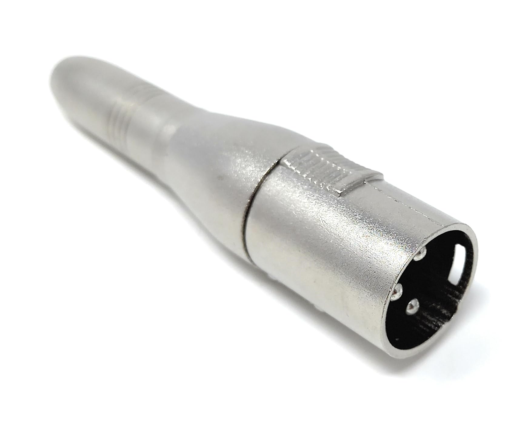 DRUT XLR Male 3 Pins to 6.35mm Mono Jack Socket Cable Microphone Music Instrument Adapter Converter