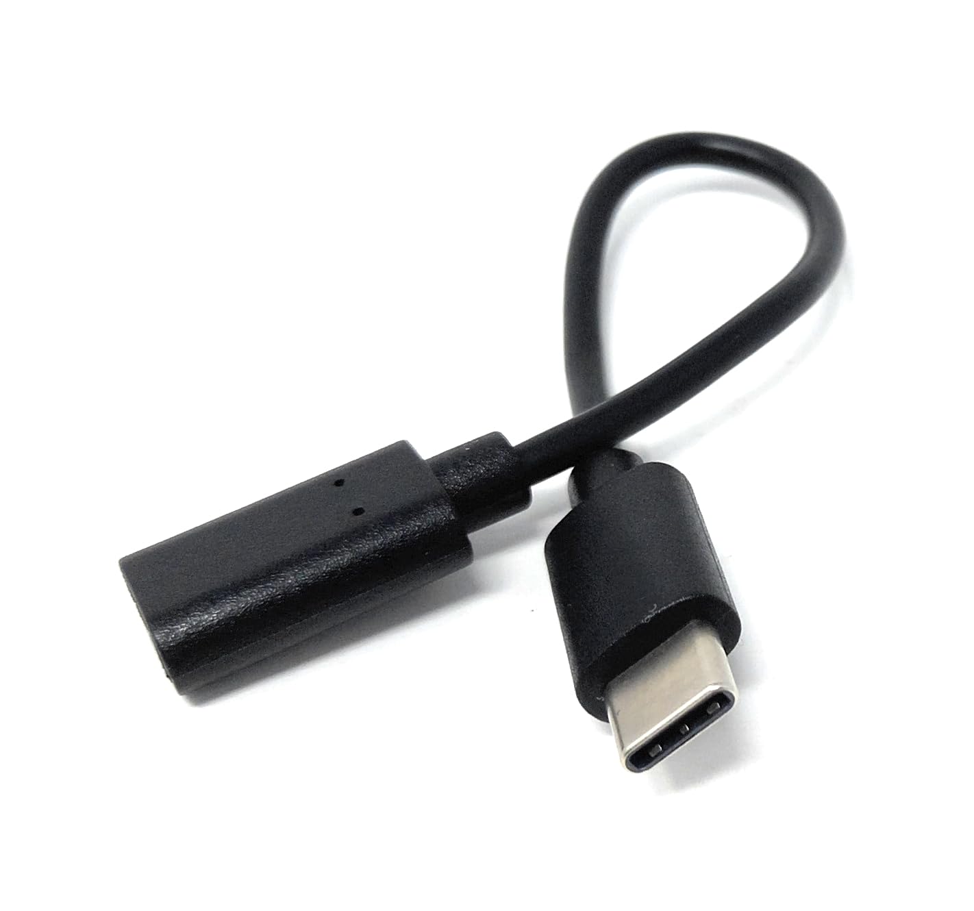 DRUT 15cm USB-C Male to Micro USB Female Adapter Cable – USB-C to Micro-B Converter Cord 0.5ft