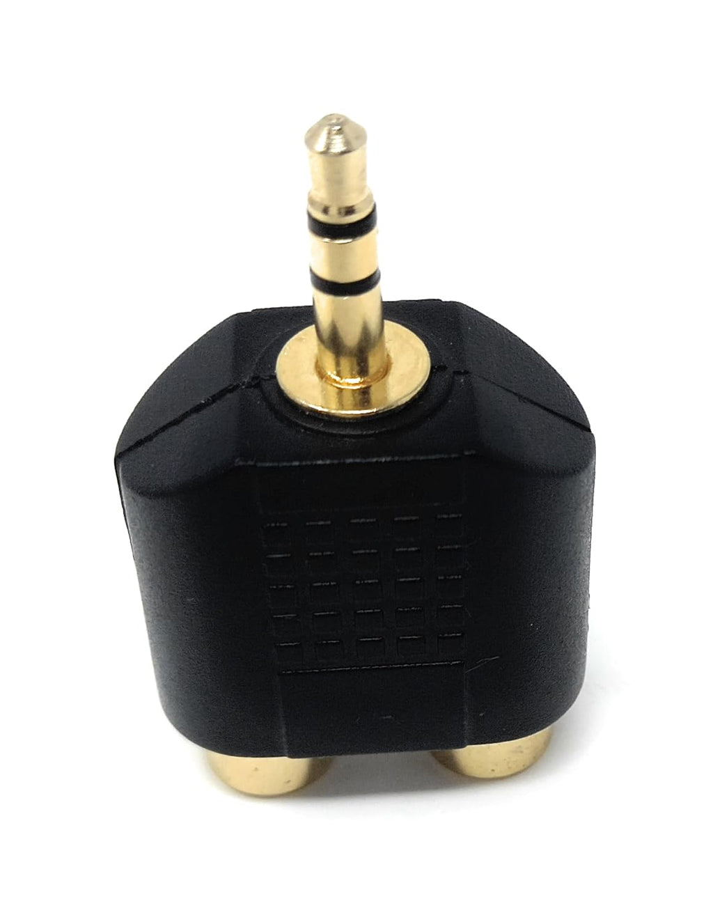 DRUT 3.5mm Stereo Jack Plug to Twin RCA Phono Mono Splitter or Combiner Audio Adapter