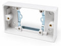 Single Gang Wall Socket to Double Wall Gang Socket Converter Faceplate, Providing Additional Outlets