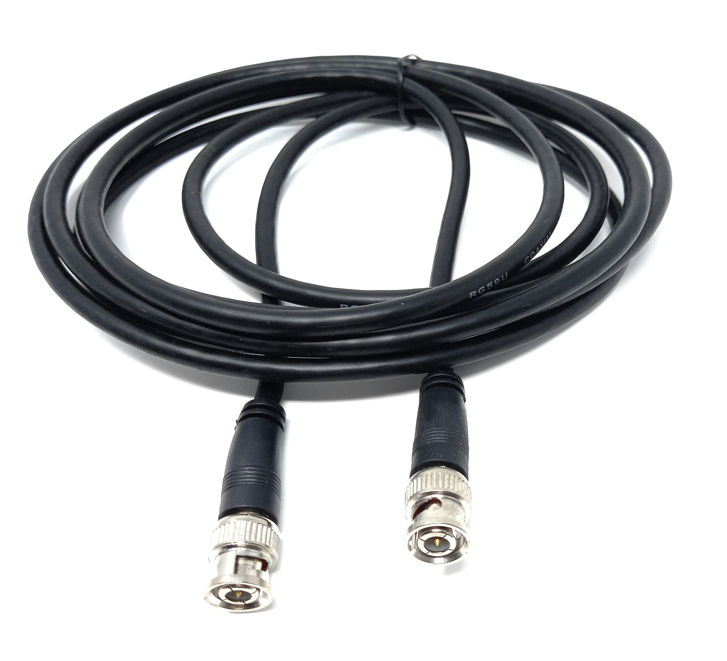 DRUT BNC to BNC Cable Lead, Coaxial RG59/RG59U 75ohm for CCTV Video Camera, Male to Male Plugs