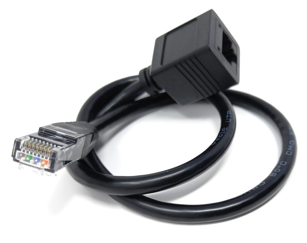 DRUT Cat6 Ethernet Extension Cable - RJ45 Male to Female Extender, Supports Cat8/Cat7/Cat6/Cat5e/Cat5 Standards, Gigabit LAN Network Patch Cord for PC, Switch, Router, Game Console