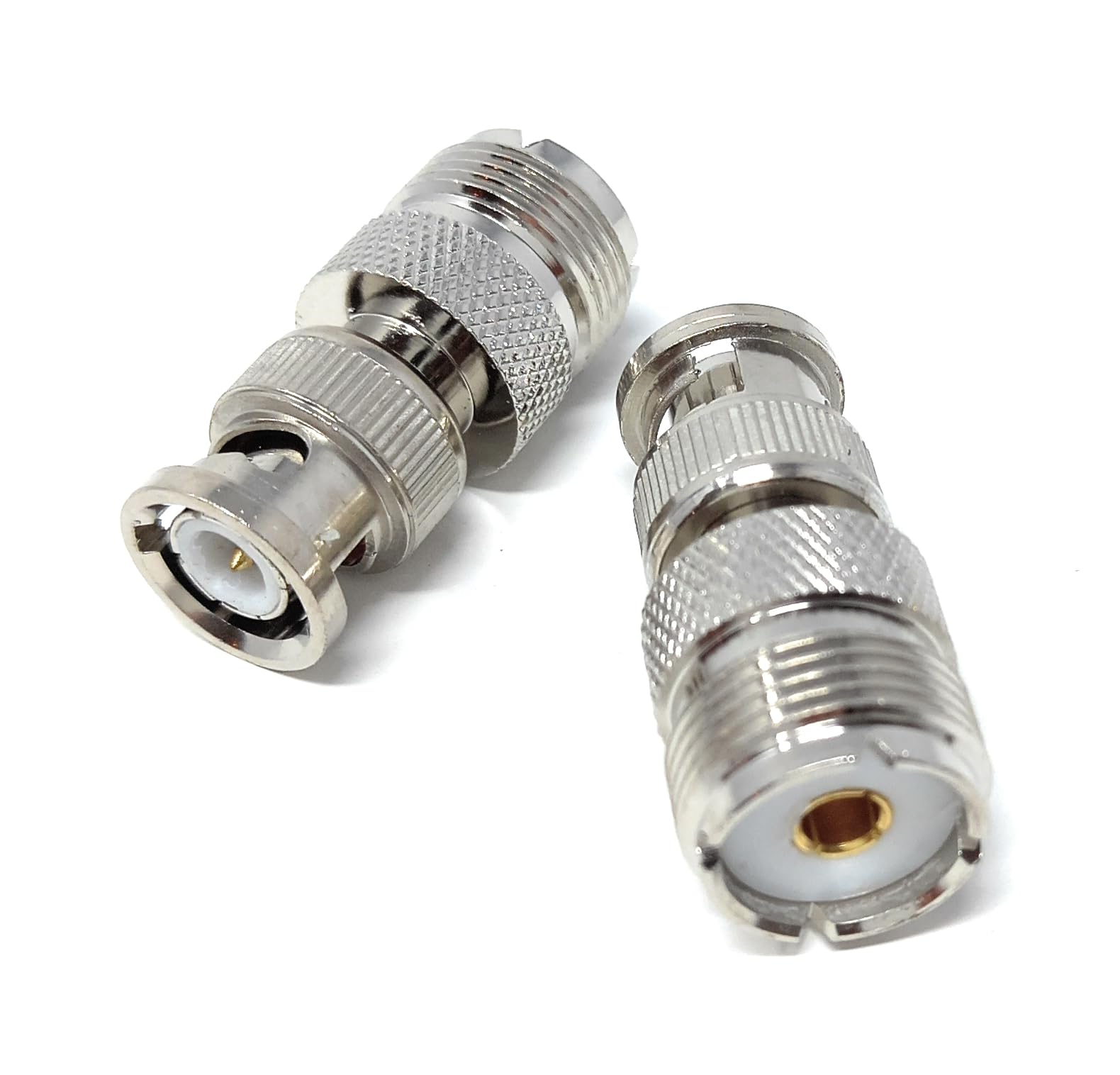 DRUT BNC Male to PL259 SO239 UHF Female Socket Cable Adapter