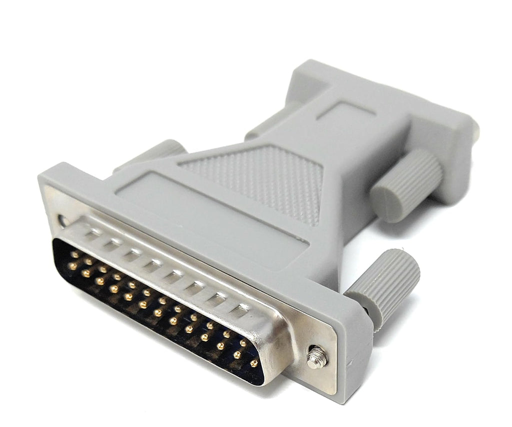 DRUT DB9 Female to DB25 Male Serial Adapter, 9-Pin to 25-Pin RS-232 Connector, Legacy Device Compatible