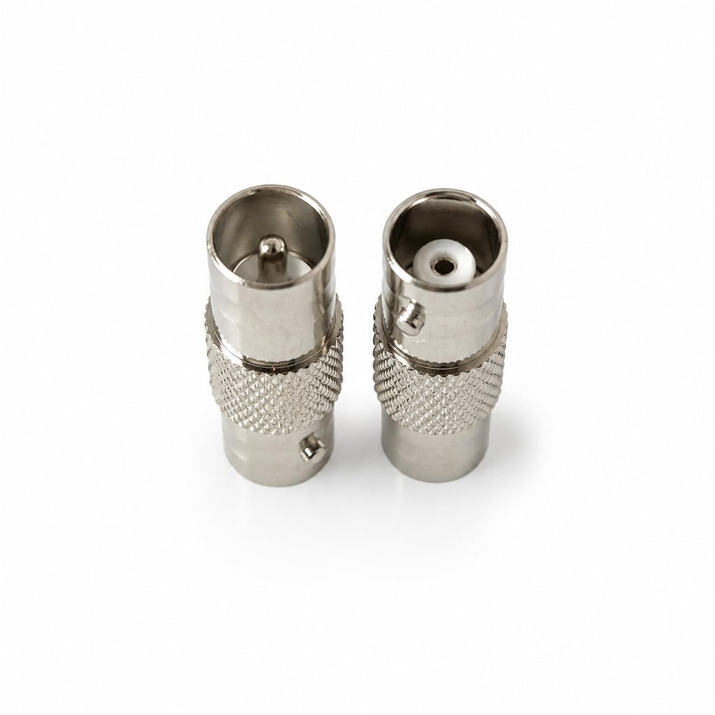 DRUT TV Male Plug to BNC Female Socket Coaxial Adapter Connector, RF Aerial to BNC Converter for CCTV, TV, Video, Radio, and Coaxial Cable Connections