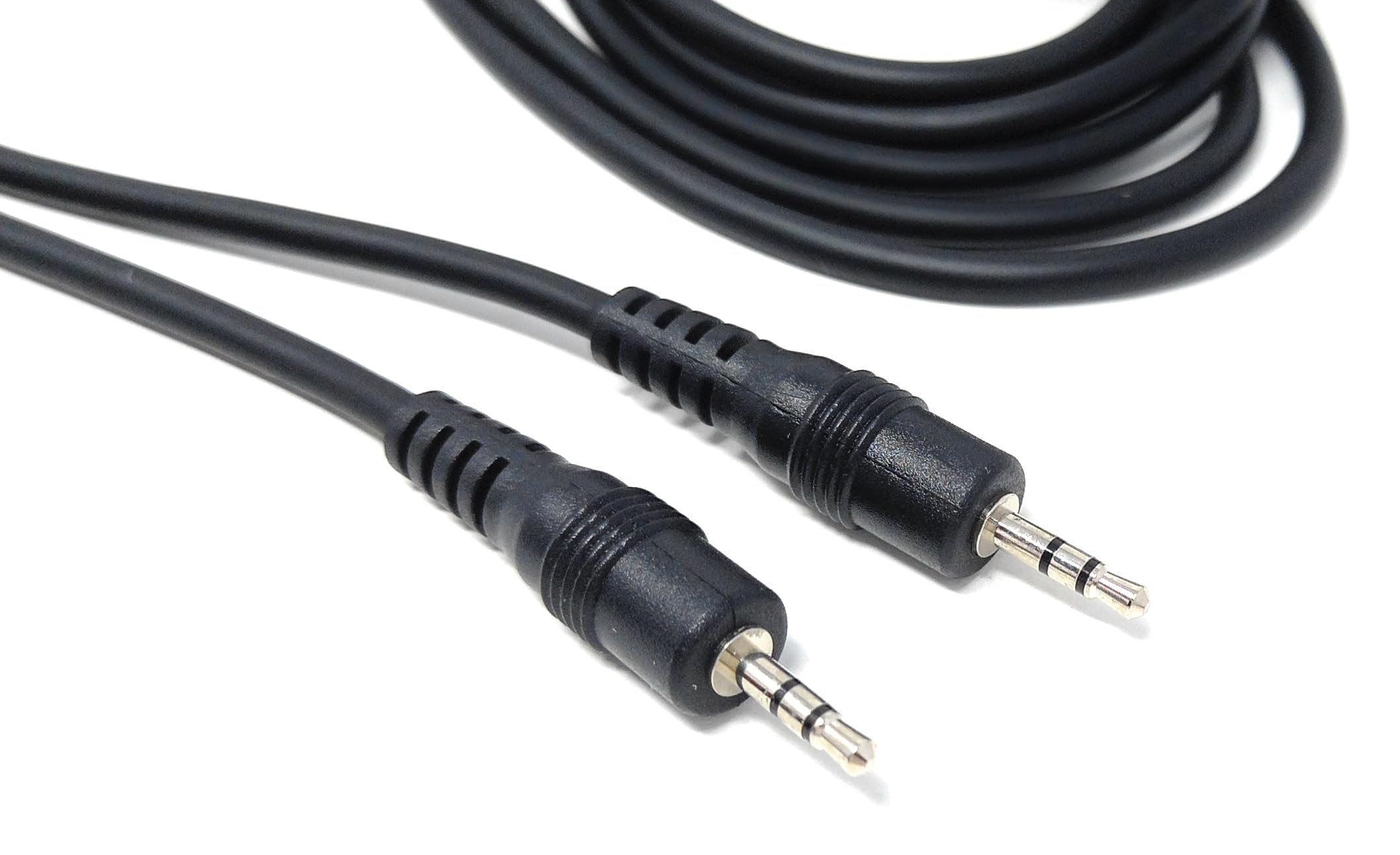DRUT 2.5mm to 2.5mm Stereo Audio Mini Jack Plug Male to Male Cable Cord Lead, Nickel Contacts