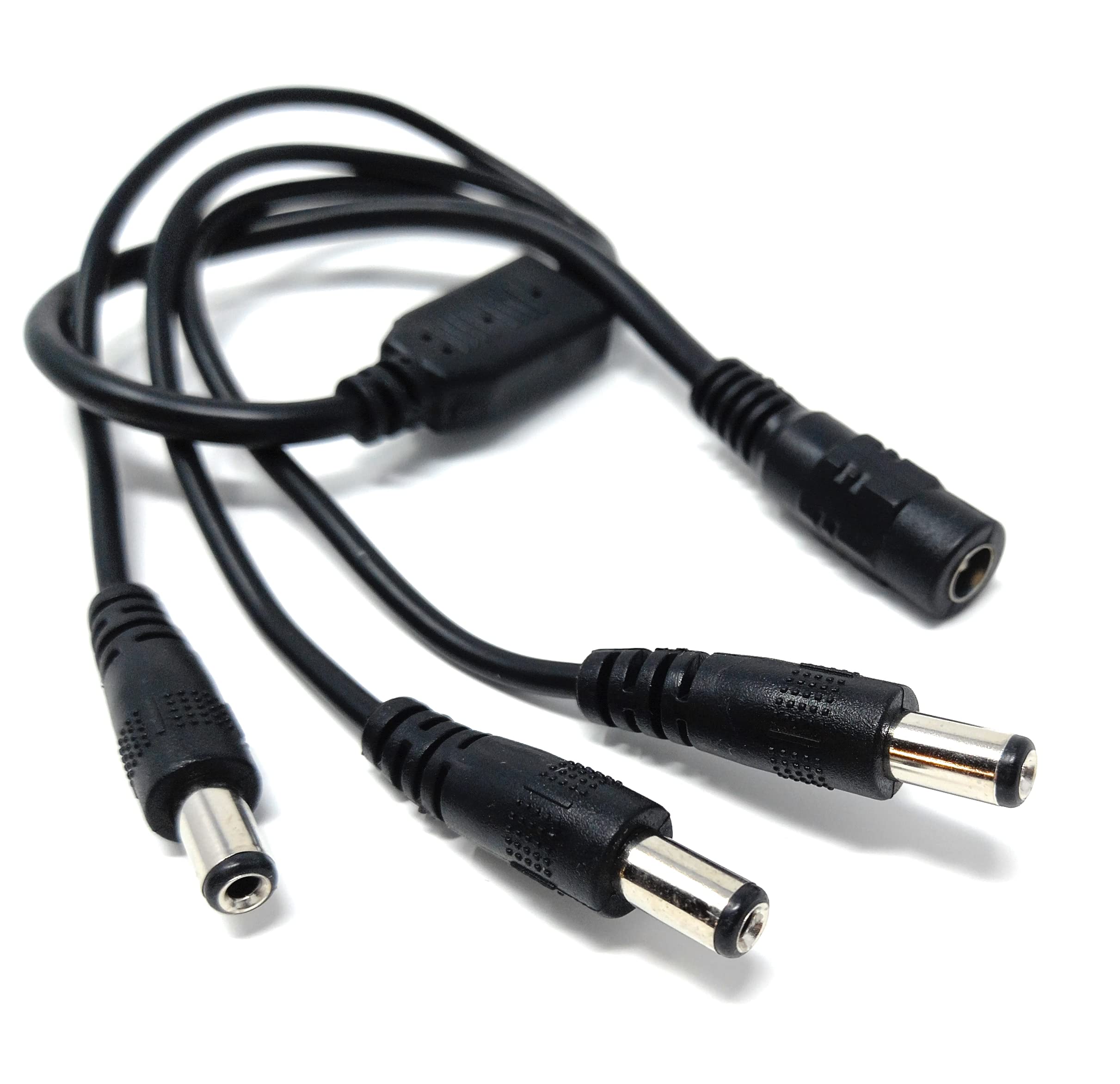 DRUT 5.5mm to 2.1mm DC Power Splitter Lead Adapter 12V PSU to LED, CCTV Camera Cable