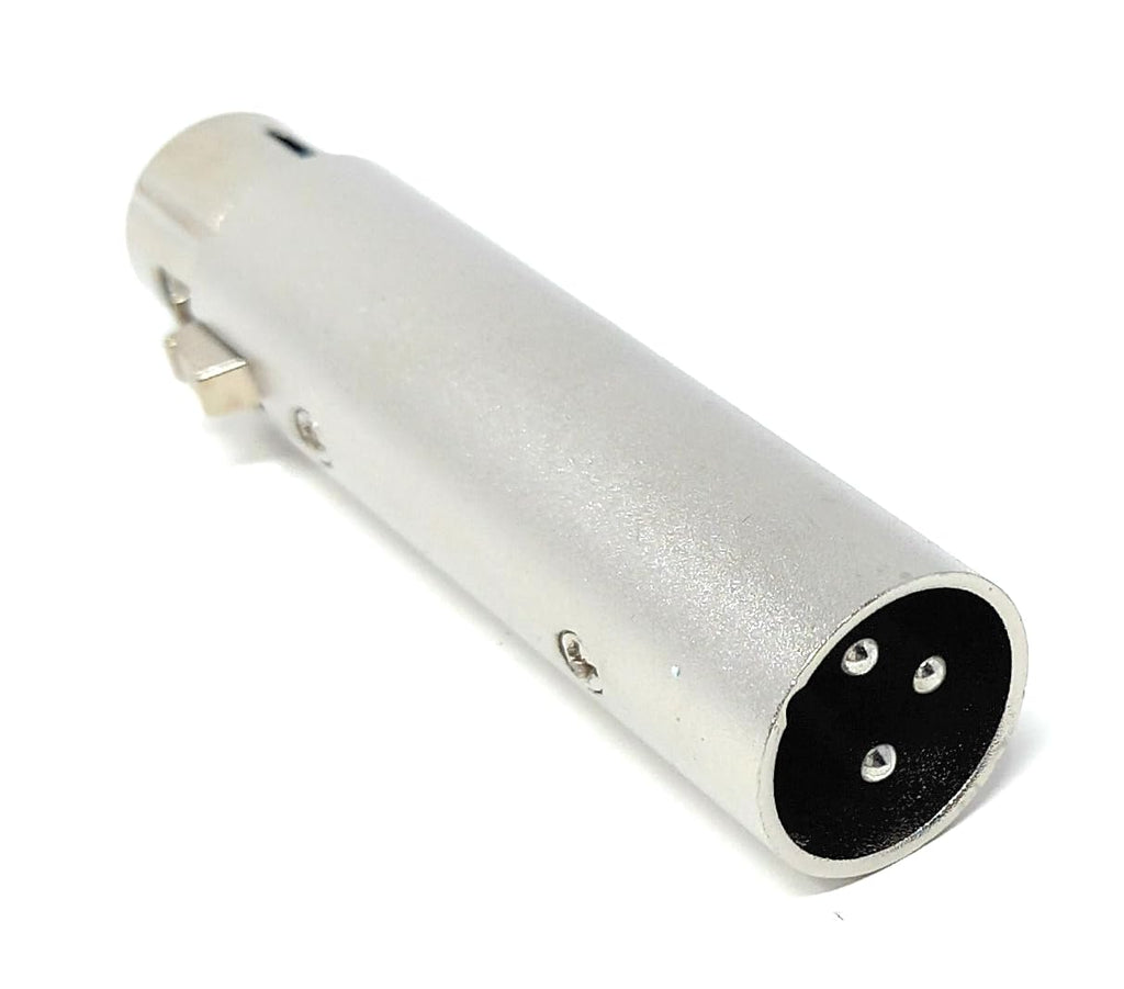 DRUT XLR 3-Pin Male to 5-Pin Female DMX Adapter – Audio, Video, Stage Light Converter, Joiner, Extender