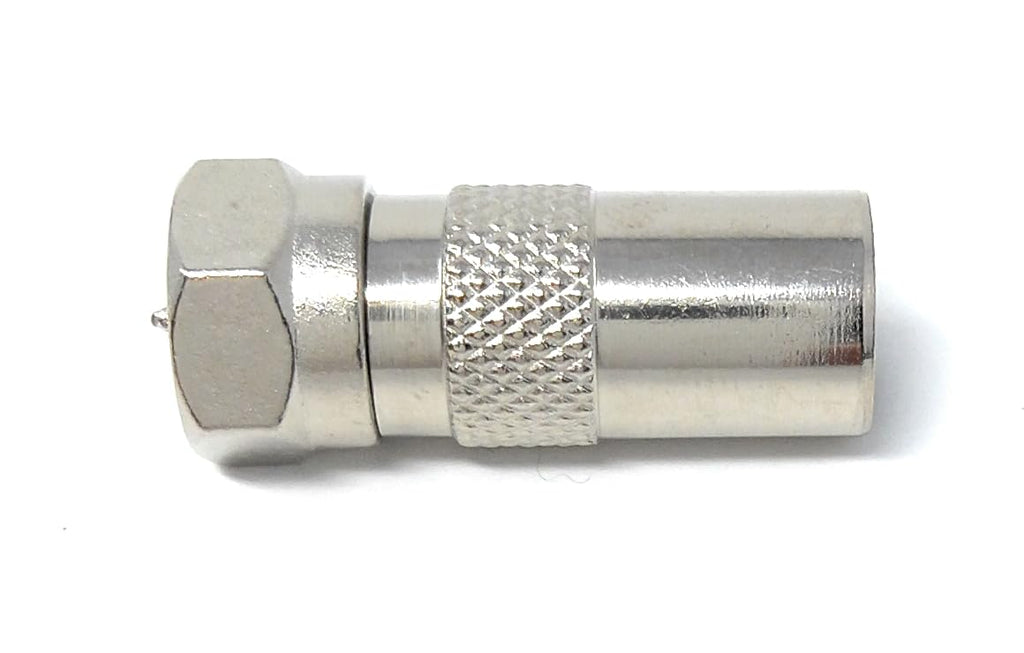 DRUT F Type Male Plug to TV RF Male Male Freeview Aerial Antenna Cable Lead Adapter Converter