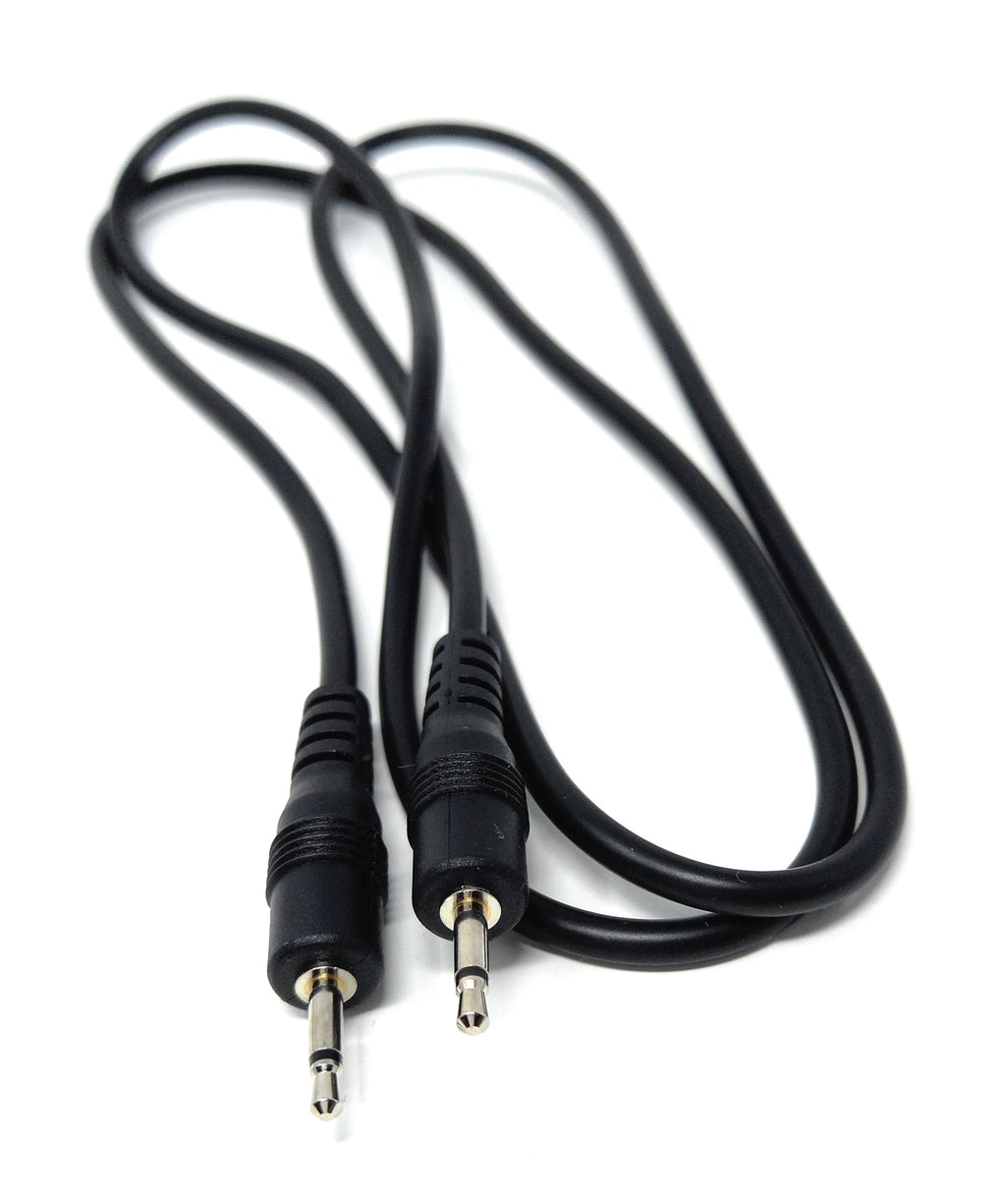 2.5mm Male to 2.5mm Male Mono Jack Plug to Plug Lead Audio Coax Cable