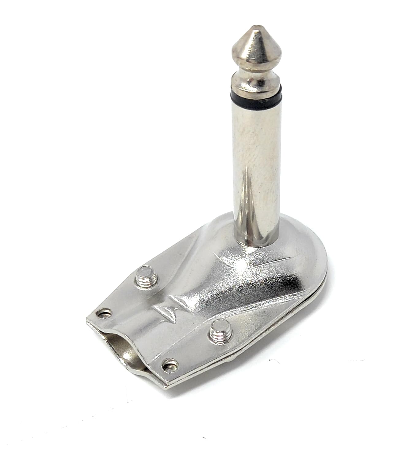 6.35mm Mono 1/4 90 Degree Right Angle TS, Soldering Plug, Flat Pancake Style, DIY, Audio Connector Adapter