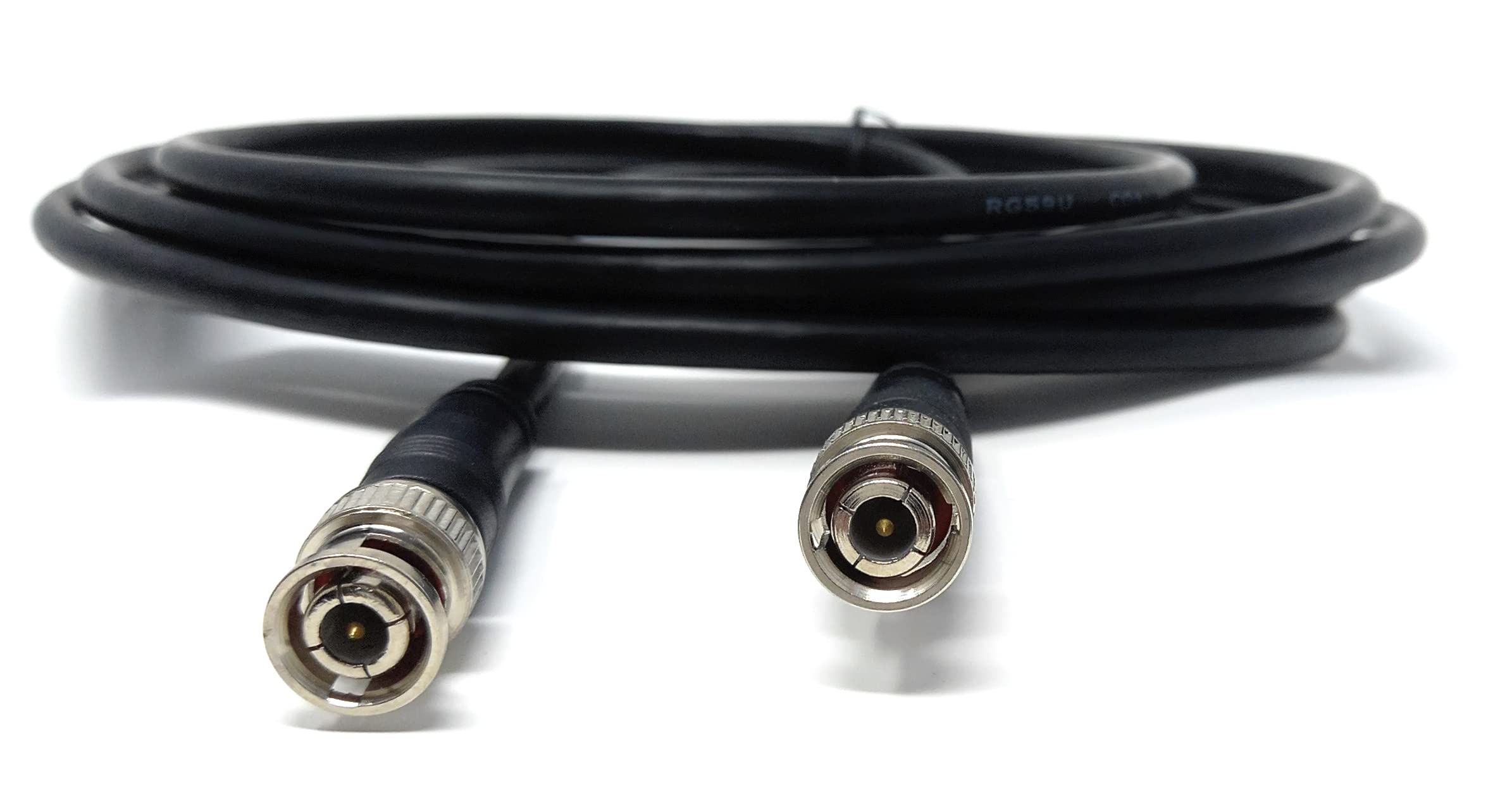 DRUT BNC to BNC Cable Lead, Coaxial RG59/RG59U 75ohm for CCTV Video Camera, Male to Male Plugs
