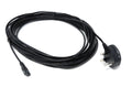 UK Power Cable 3A Fused Plug to C7 Figure-8 Lead – Compatible with PS5, PS4, Xbox, Laptops, Smart TVs, DVD Players, and Chargers