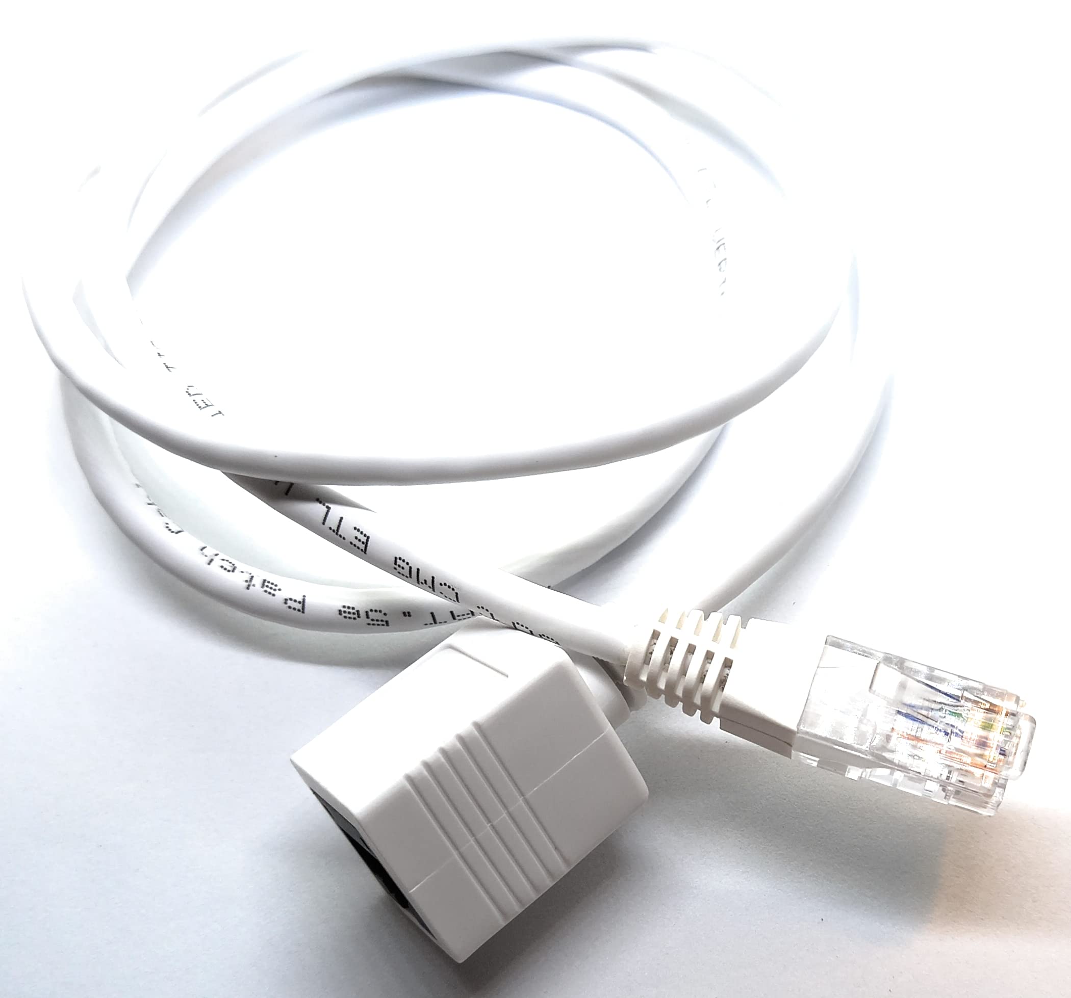 DRUT Cat5e Ethernet Extension Cable - RJ45 UTP Male to Female Network Patch Lead for Internet, LAN, and Computer Connections