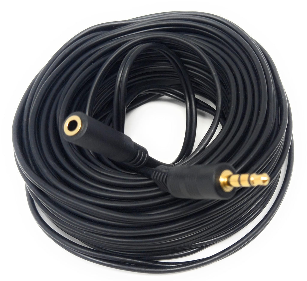 DRUT 3.5mm to 3.5mm Stereo Audio Extension Cable Lead Male to Female Gold Connectors
