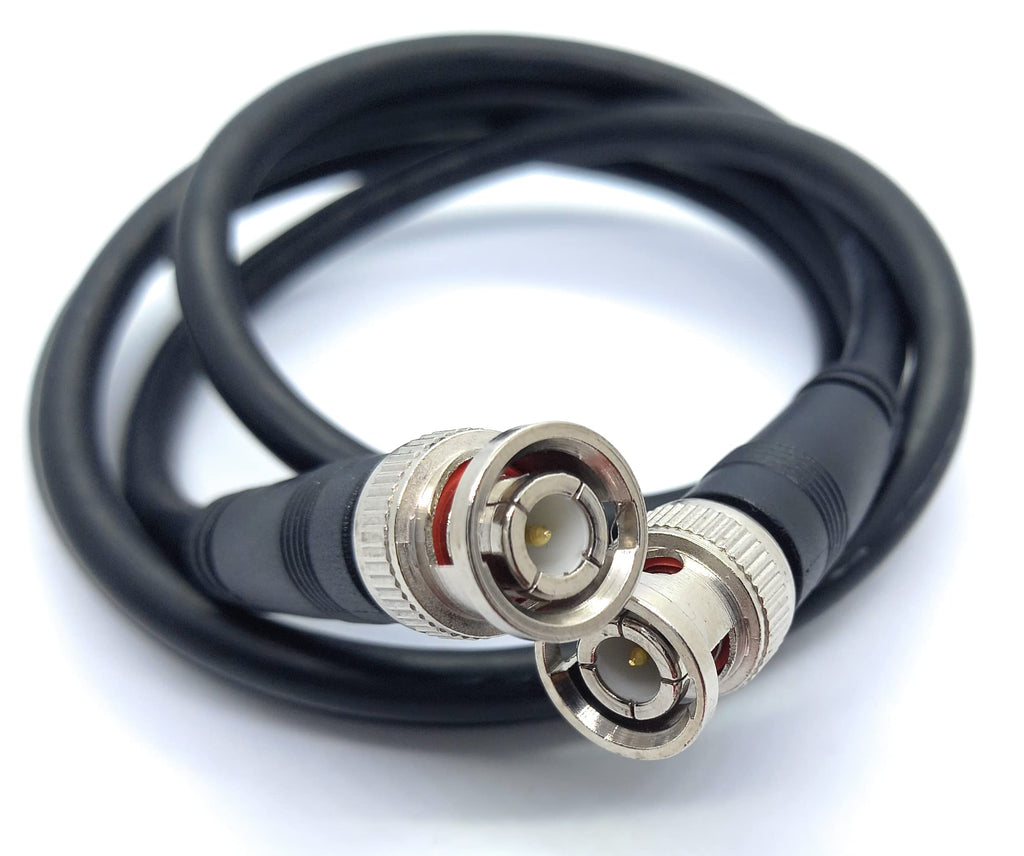 DRUT BNC to BNC Cable Lead, Coaxial RG59/RG59U 75ohm for CCTV Video Camera, Male to Male Plugs