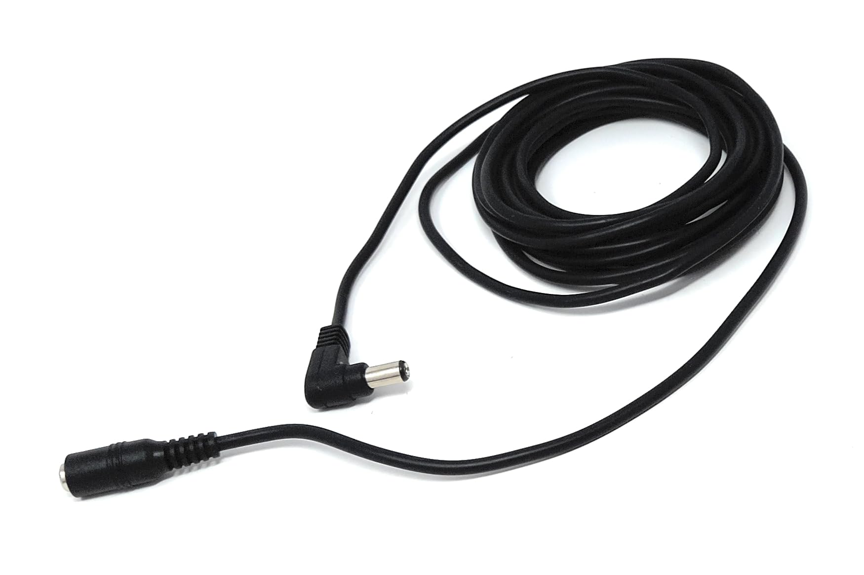 Right Angled 5.5mm x 2.5mm DC Power Extension Cable – Male to Female Adapter for CCTV, LED Signs, Solar-Powered Devices, and More