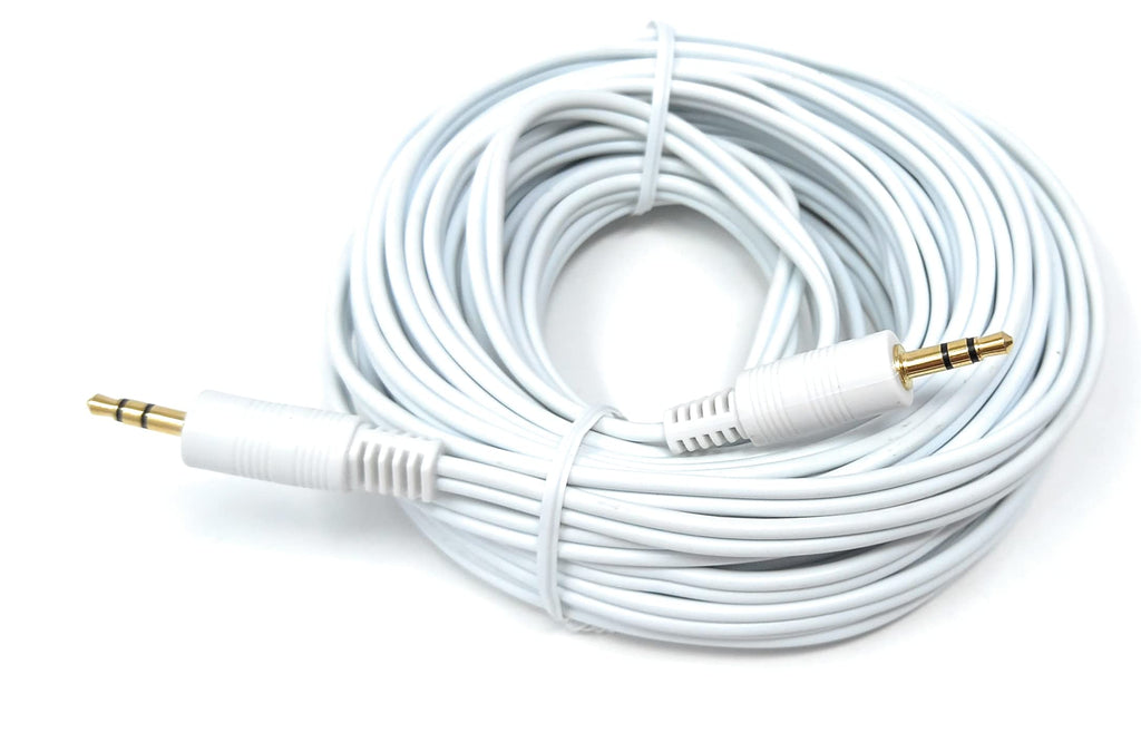 DRUT 3.5mm to 3.5mm Stereo Audio AUX Cable Gold Connectors, Small 3 pin Jack to Jack Speaker Lead