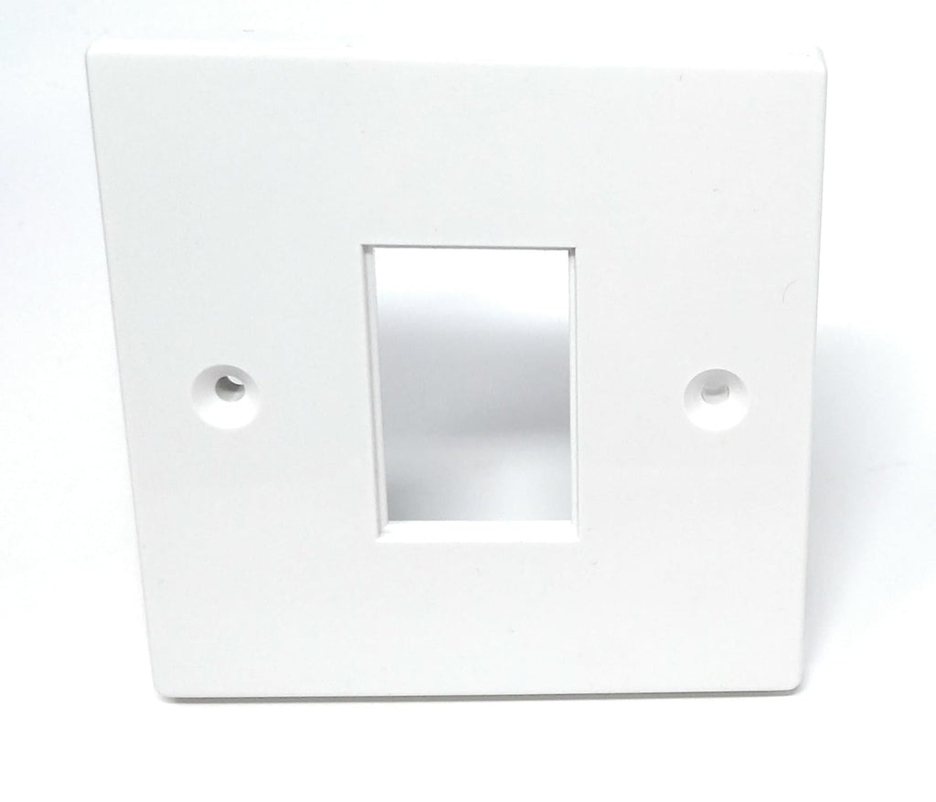 Single Gang Ethernet RJ45 Module Modular Frame (LJ6C) Wall Plate, Faceplate, Screws Included