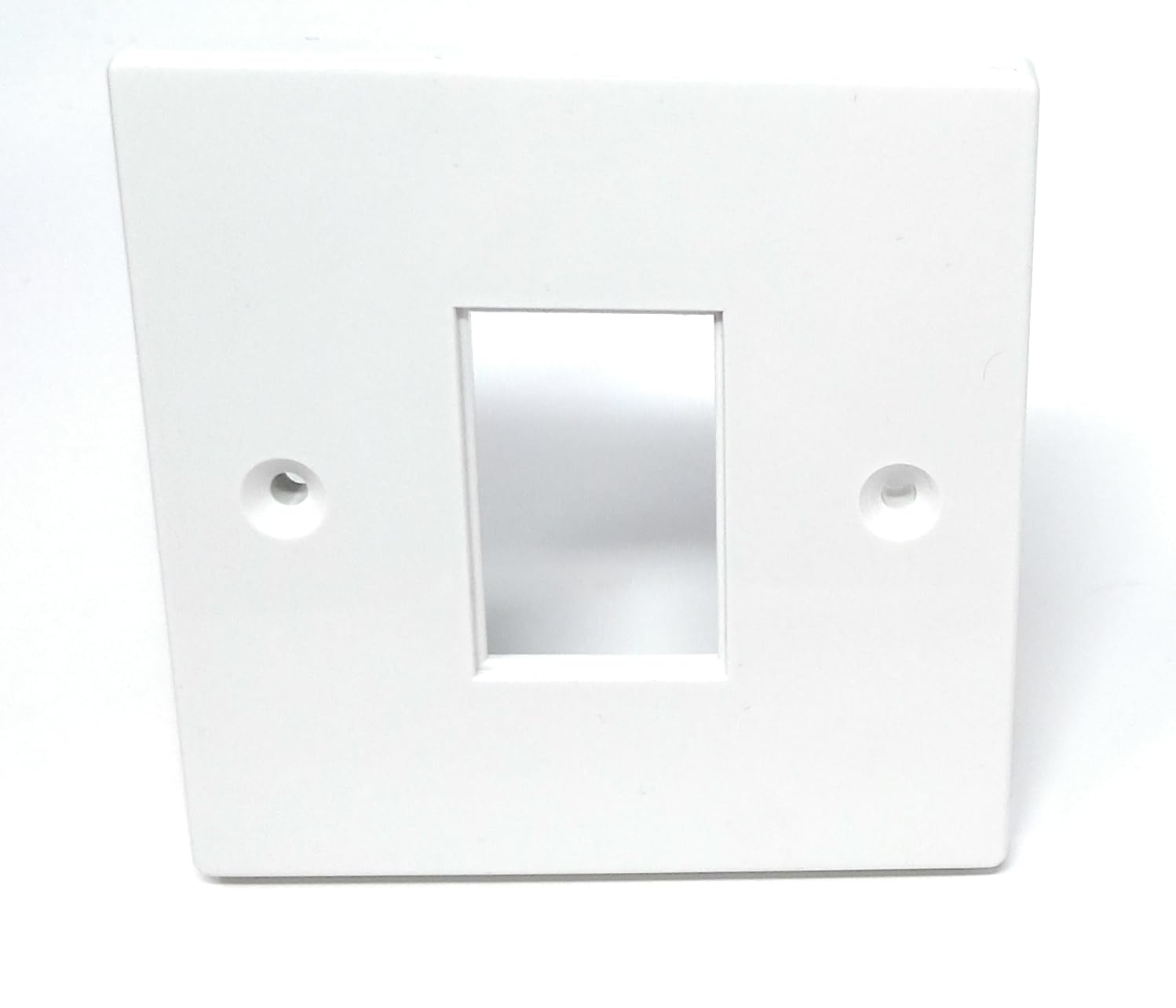 Single Gang Ethernet RJ45 Module Modular Frame (LJ6C) Wall Plate, Faceplate, Screws Included