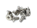 PC Case Mounting Screws, Phillips Head, 2.7x5.6mm, Nickel Steel, 10 Pack, for HDD SSD Optical Drive Components