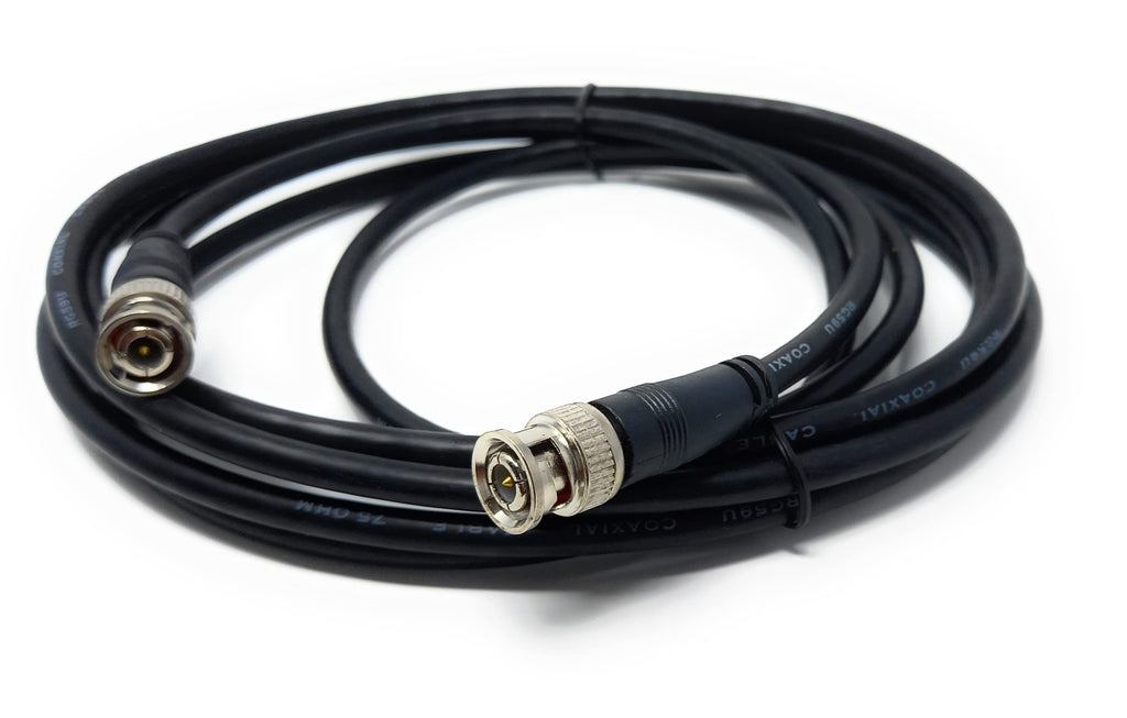 DRUT BNC to BNC Cable Lead, Coaxial RG59/RG59U 75ohm for CCTV Video Camera, Male to Male Plugs