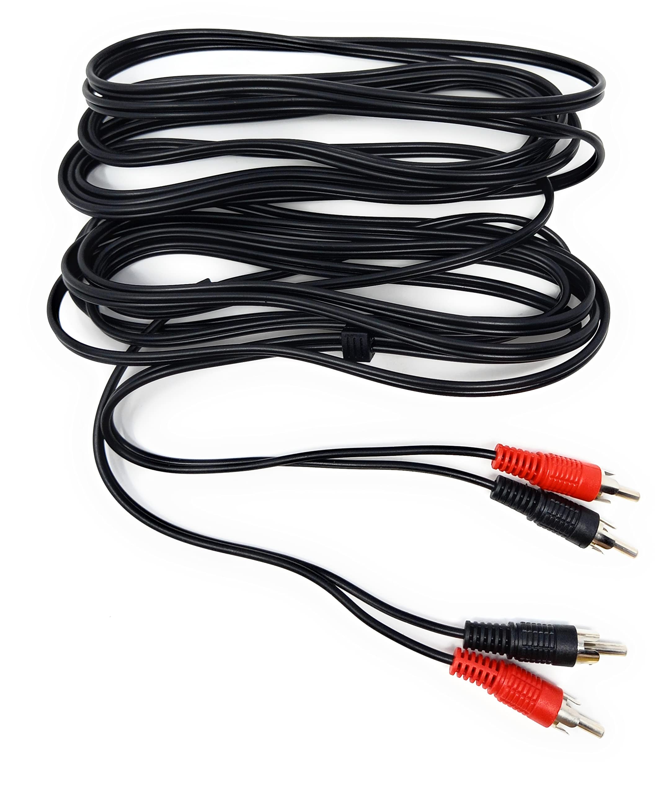 DRUT RCA to RCA Phono Twin Jack to Jack Stereo Audio Cable Lead Cord Compatible With CD/DVD/Amplifier/Hifi/DJ Mixer/Turntable