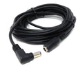 Right Angled 5.5mm x 2.5mm DC Power Extension Cable – Male to Female Adapter for CCTV, LED Signs, Solar-Powered Devices, and More
