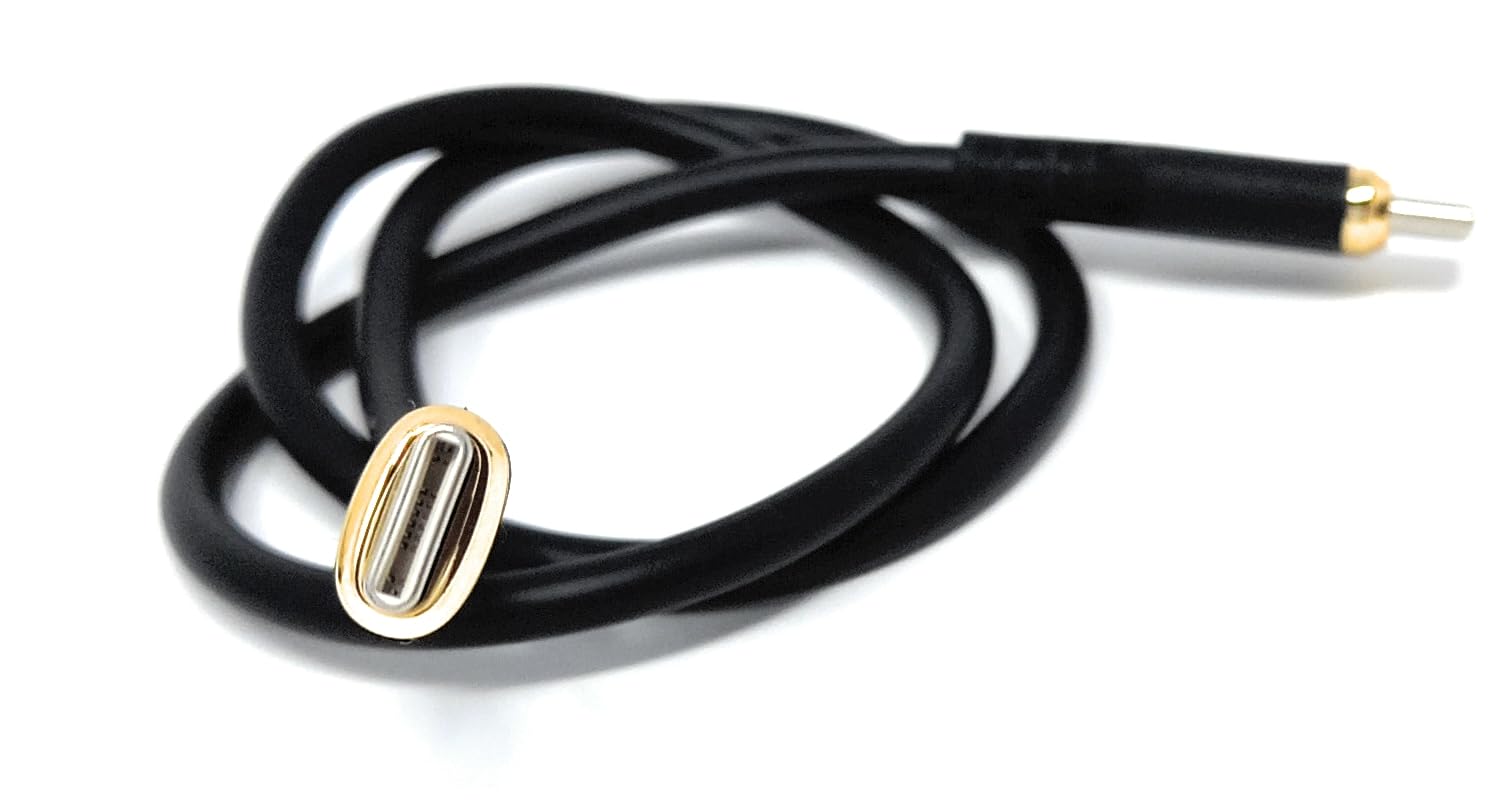 USB C to USB C 2.0 65W Metal Ended TPE Flexible Cord for Mobile Phone, Laptop, PC, Gaming Consoles Charging Data Cable