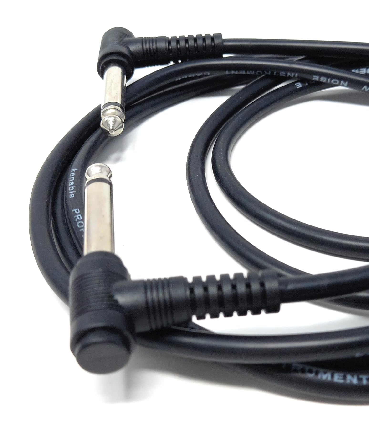 DRUT 6.35mm 1/4" TS Mono Jack to Jack Plug Lead for Guitar, Amplifiers, Music Instruments, Speakers, Microphone Cable