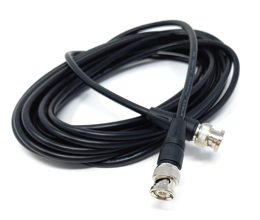 DRUT BNC to BNC Cable Lead, Coaxial RG59/RG59U 75ohm for CCTV Video Camera, Male to Male Plugs
