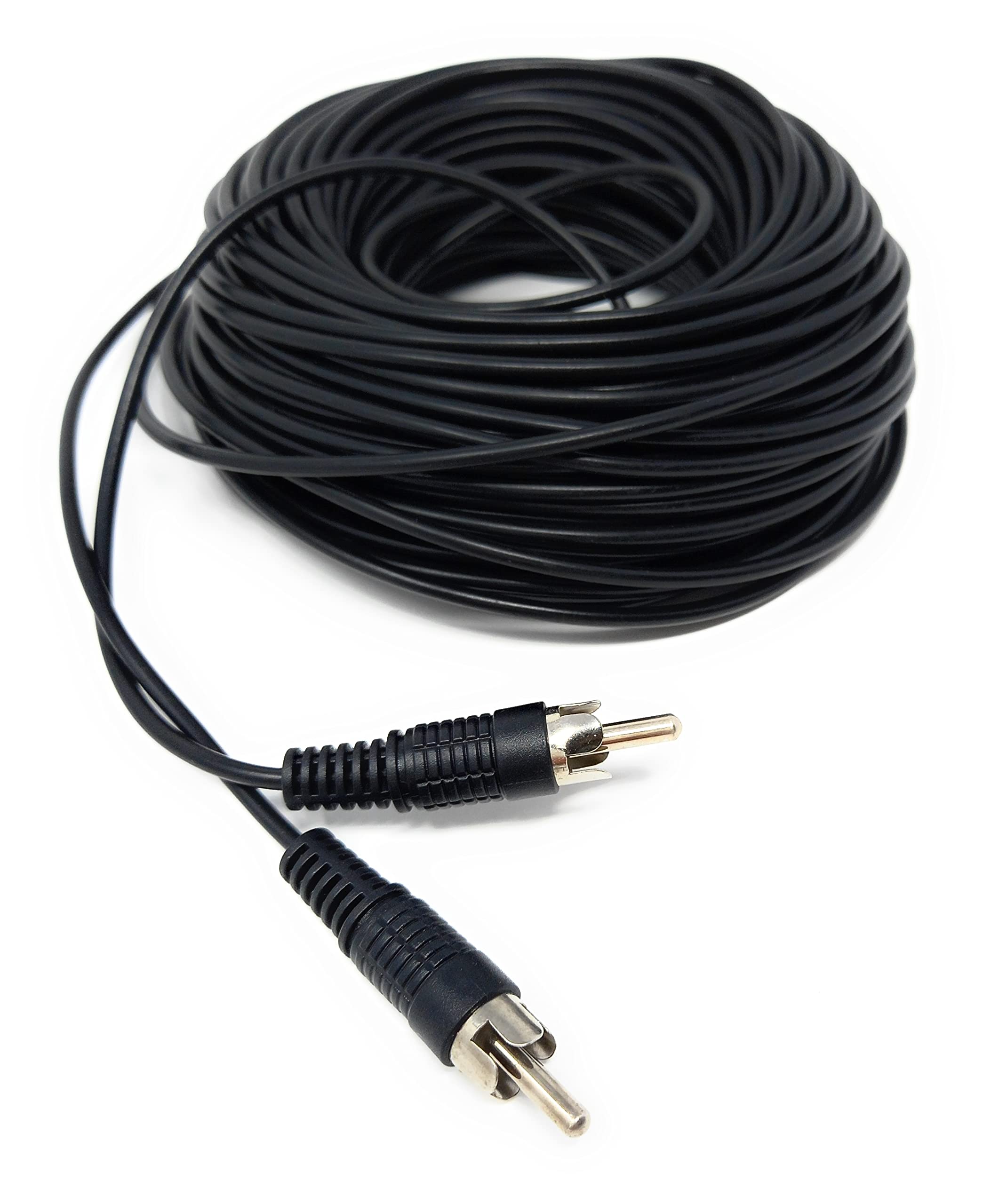 DRUT Single RCA to RCA Phono Plug to Plug Audio Cable, Speaker Male to Male Lead