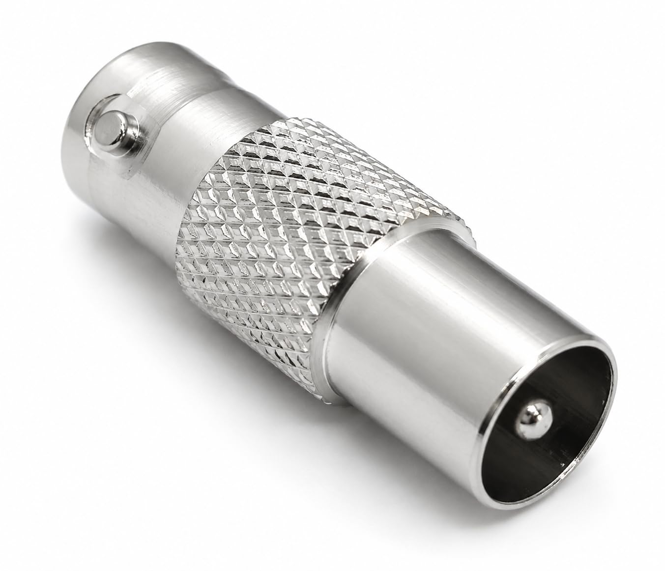 DRUT TV Male Plug to BNC Female Socket Coaxial Adapter Connector, RF Aerial to BNC Converter for CCTV, TV, Video, Radio, and Coaxial Cable Connections