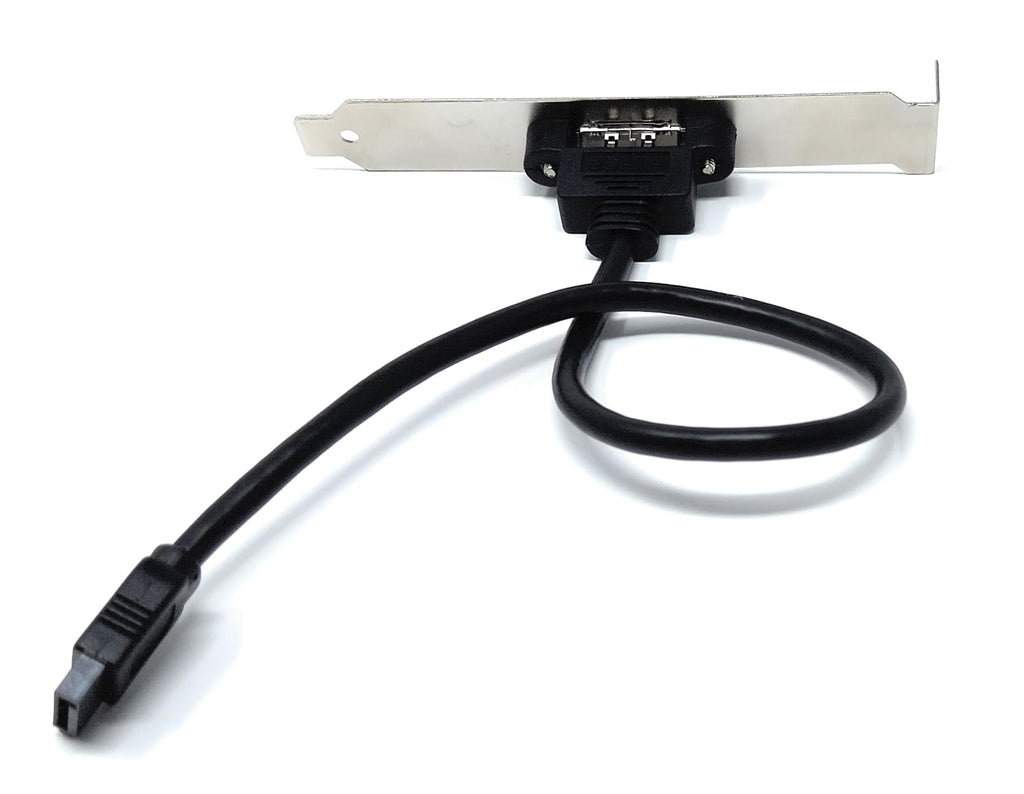 DRUT 30cm SATA to eSATA Internal PC Backplate Adapter Cable Converter 1ft