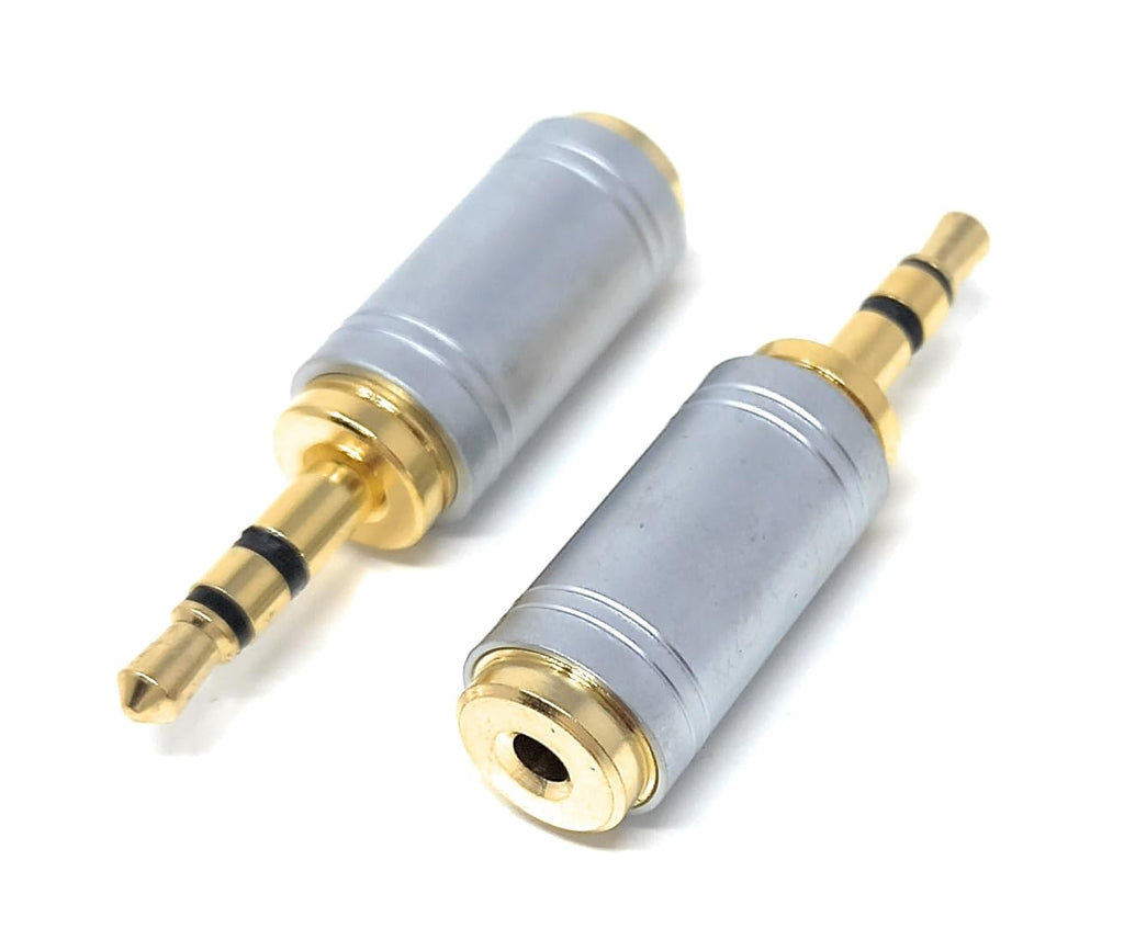 DRUT 2.5mm Socket to 3.5mm Jack Plug Stereo Headphone Audio Cable Adapter