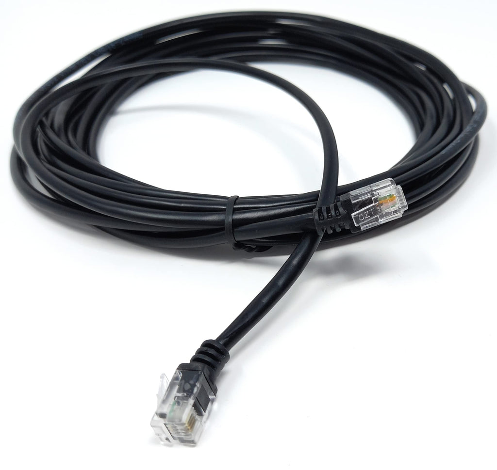 RJ11 to RJ11 ADSL 2 High Speed Broadband Modem Telephone Cable Transmits Data Up to 100 Mbits/sec, 26 AWG Supports Analogue or Digital (DSL/ISDN) Applications