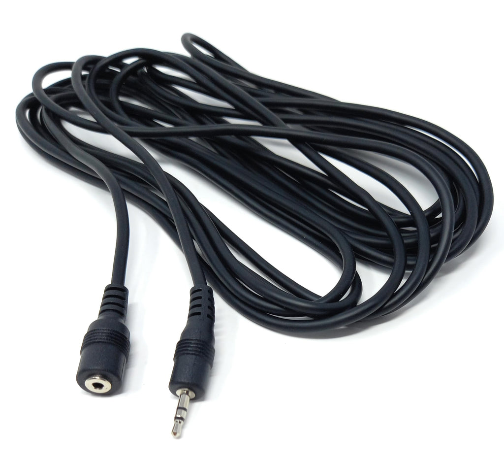 DRUT 2.5mm Stereo Jack Plug to 2.5mm Socket Extension Male to Female Audio Lead Cable Nickel Connectors
