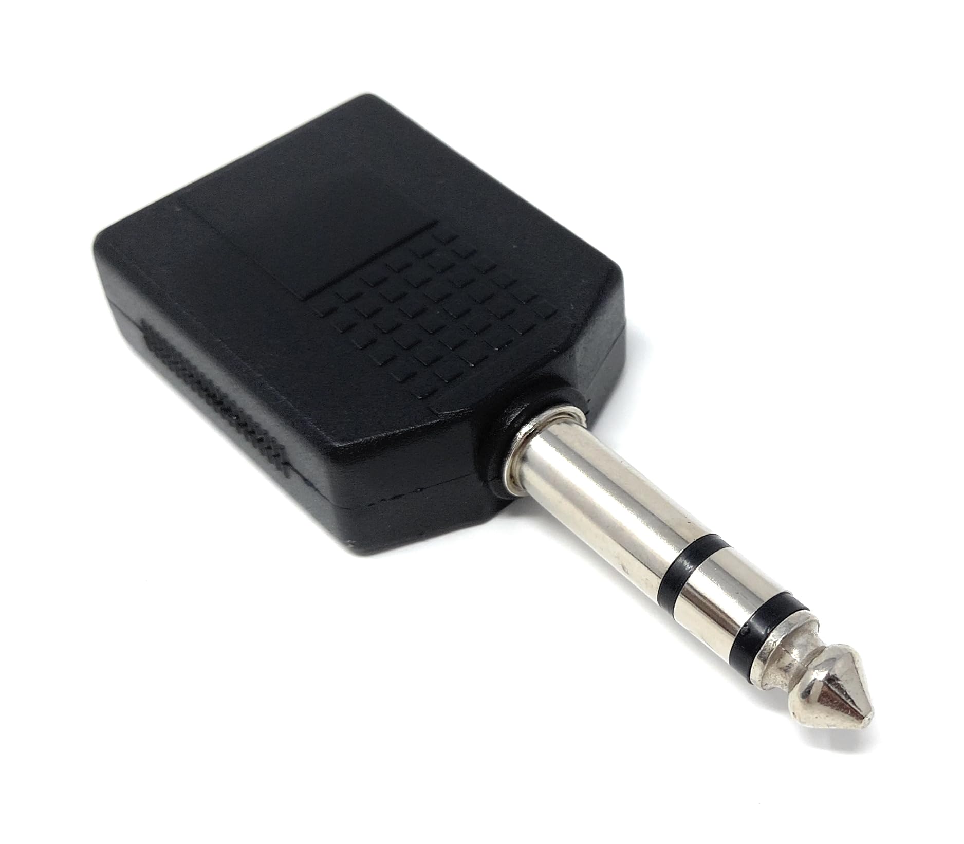 DRUT 6.35mm 1/4 inch Stereo Jack Splitter Cable Adapter Lead 1 x Plug to 2 x Sockets, Male to Female