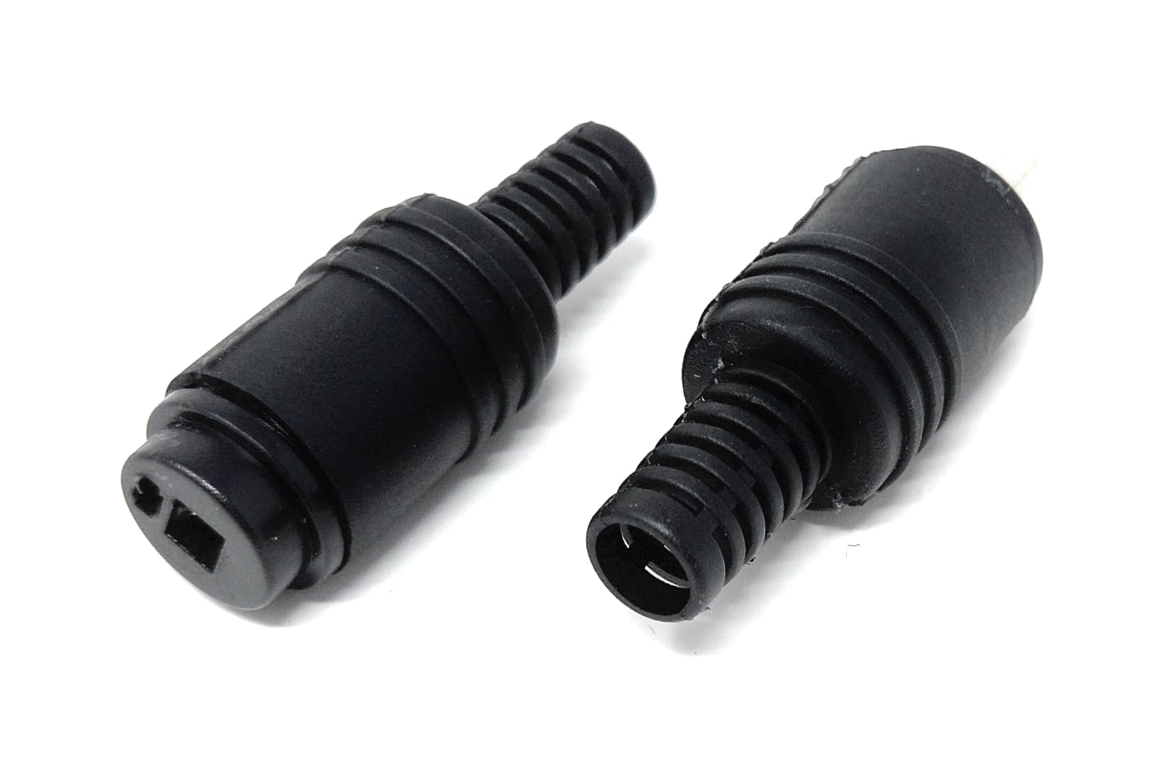 DRUT 2-Pin DIN Speaker Connector Set – Pack of 2 (1 Male + 1 Female), HiFi Audio Plug & Socket with Screw Terminals for Vintage Amplifiers, Speakers & HiFi Systems