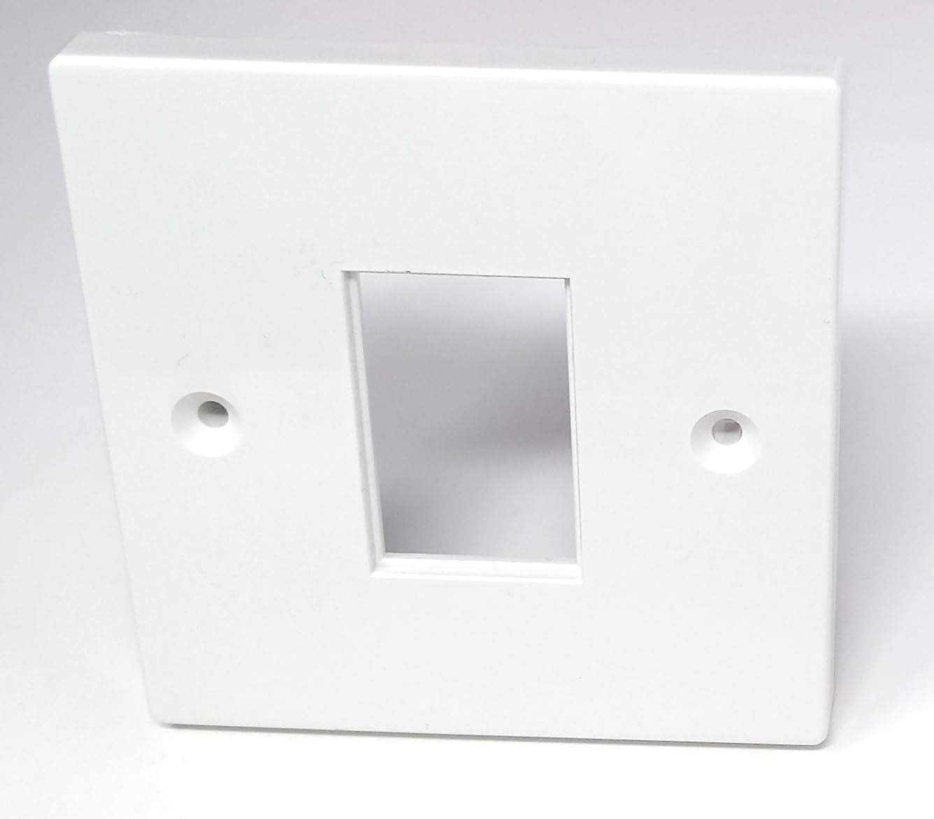 Single Gang Ethernet RJ45 Module Modular Frame (LJ6C) Wall Plate, Faceplate, Screws Included