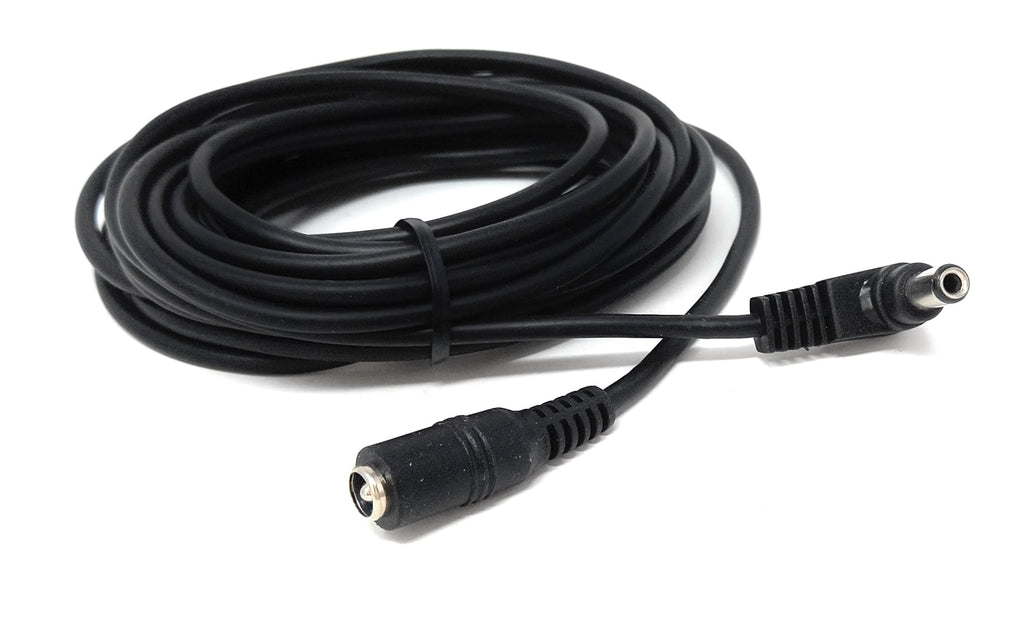 Right Angled 5.5mm x 2.5mm DC Power Extension Cable – Male to Female Adapter for CCTV, LED Signs, Solar-Powered Devices, and More